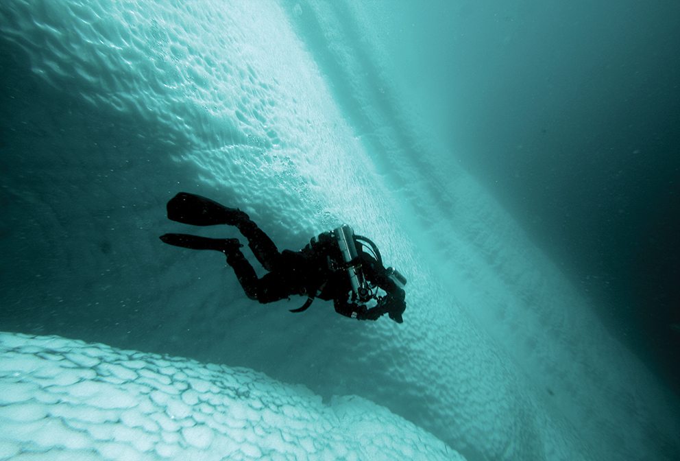 Iceberg diving – Rick Stanley
